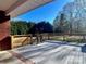 Spacious deck overlooking a private backyard with mature trees at 1361 Fairhope Rd, York, SC 29745