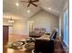 Spacious living room with vaulted ceilings and hardwood floors at 1361 Fairhope Rd, York, SC 29745