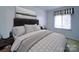Bright bedroom with a comfortable queen-size bed and large window at 7800 Highbanks Ct, Charlotte, NC 28212