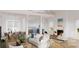 Open living space with kitchen, fireplace, and dining area at 4319 Morning Mist Dr # 2, Sherrills Ford, NC 28673