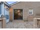 Wooden deck with sliding glass door access at 634 Colston St, Albemarle, NC 28001