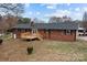 Brick house with deck and spacious backyard at 840 Belmorrow Dr, Charlotte, NC 28214