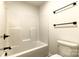 Clean bathroom with a shower/tub combo at 2118 Brantley Rd, Kannapolis, NC 28083