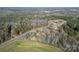 Aerial view of house and lot, showing its location relative to nearby roads at 3100 Nc Hwy 18 Hwy, Vale, NC 28168