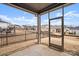 Screened porch overlooking backyard and community at 11818 Red Leaf Dr, Charlotte, NC 28215