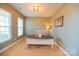 Bright home office with built-in desk and neutral decor at 1735 Herndon Farm Rd, Rock Hill, SC 29732