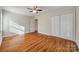 Bright bedroom with hardwood floors and spacious closet at 2704 Ridgewood Ln, Rock Hill, SC 29730