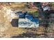 Overhead view of the house and surrounding property at 8327 Walkup Rd, Waxhaw, NC 28173
