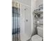 Simple bathroom with shower stall and tile surround at 111 Lois Ct, Statesville, NC 28625