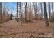 Wooded backyard with detached shed and partially visible home at 16523 Clear Creek Dr, Midland, NC 28107