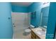 Clean bathroom with a tub shower combination at 2138 Durand Rd, Fort Mill, SC 29715