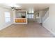 Spacious living room with high ceilings, fireplace, and stairs at 2138 Durand Rd, Fort Mill, SC 29715