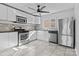 Modern kitchen with stainless steel appliances at 800 Peachtree Rd, Charlotte, NC 28216