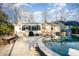 Stunning backyard with a large, inviting pool at 9058 Tulagi Ct, Tega Cay, SC 29708