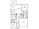 Two-story home floor plan with 2-car garage and covered patio at 1535 Harper Landing Blvd, Stanley, NC 28164