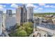 Aerial view of the cityscape showing the building's location at 210 N Church St # 1213, Charlotte, NC 28202