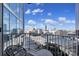 Enjoy city views from this urban balcony at 210 N Church St # 1213, Charlotte, NC 28202