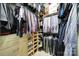 Large walk-in closet with ample hanging space and shelving at 210 N Church St # 1213, Charlotte, NC 28202