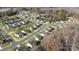 Aerial view of a large residential neighborhood at 109 Berrybeth Cir, China Grove, NC 28023