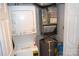 Stackable washer and dryer in a convenient laundry closet at 1646 Eagles Pl # H 101, Rock Hill, SC 29732