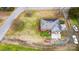 Aerial view of house and yard at 2504 Juniper Dr, Charlotte, NC 28269