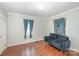 Bedroom with hardwood floors, neutral walls and sofa at 215 Keels Ave, Rock Hill, SC 29730