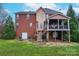 Brick house with large deck and fenced backyard at 3204 Bannock Dr, Fort Mill, SC 29715