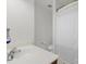 Clean bathroom with vanity, toilet, and shower at 9530 Harris Glen Dr, Charlotte, NC 28269