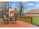 Deck with seating area, overlooks backyard at 105 Whimbrel Ln, Mooresville, NC 28117