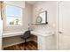 Bright home office features built-in desk and window at 2208 Millennium Dr # 88, Lancaster, SC 29720