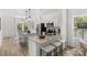 Modern kitchen with granite countertops and island at 266 Berry St, Rock Hill, SC 29732