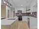 Modern kitchen with stainless steel appliances and an island at 305 Washington St # 1, York, SC 29745