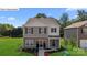 Two-story house with a landscaped lawn and modern design at 14513 Winged Teal Rd, Charlotte, NC 28278