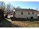 Ranch-style home with covered patio and AC unit at 208 Nila Dawn Ave, Gastonia, NC 28052