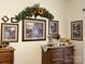 Dining room features sunflower decor and wooden cabinet at 24989 Nc Hwy 24/27 Hwy, Albemarle, NC 28001