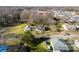 House aerial view showing the property and neighborhood at 1024 8Th St, Statesville, NC 28677