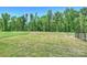 Large backyard with green grass and trees at 1030 Lake Como Dr, Monroe, NC 28110