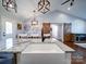 Modern farmhouse kitchen with a large farmhouse sink and granite countertops at 356 Cooper Farm Rd, Statesville, NC 28625