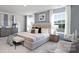 Spacious main bedroom with large windows and neutral decor at 5145 Fireweed Ct, Dallas, NC 28034