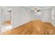 Hardwood floor dining room with an open floor plan at 5706 Wadebridge Cv, Charlotte, NC 28210