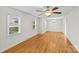 Dining room with hardwood floors and lots of natural light at 5706 Wadebridge Cv, Charlotte, NC 28210