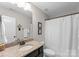 Small bathroom with shower/tub combo and vanity at 1385 Rainier Dr, Fort Mill, SC 29708