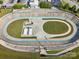 Aerial view of an outdoor velodrome at 722 Waterscape Ct, Rock Hill, SC 29730