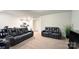 Spacious living room with fireplace and recessed lighting at 1401 Nia Rd, Charlotte, NC 28215