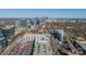 Wide aerial view showing building and cityscape in the background at 2401 Euclid Ave # 302, Charlotte, NC 28203