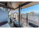 Private balcony offering wicker furniture and neighborhood views at 2401 Euclid Ave # 302, Charlotte, NC 28203