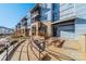 Modern building with multiple entrances and outdoor seating at 2401 Euclid Ave # 302, Charlotte, NC 28203