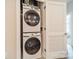 Stackable Samsung washer and dryer in a convenient closet at 2401 Euclid Ave # 302, Charlotte, NC 28203