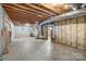 Unfinished basement area with HVAC at 2510 Burton Estates Ln, Lincolnton, NC 28092