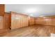Finished basement with wood walls and flooring at 2510 Burton Estates Ln, Lincolnton, NC 28092